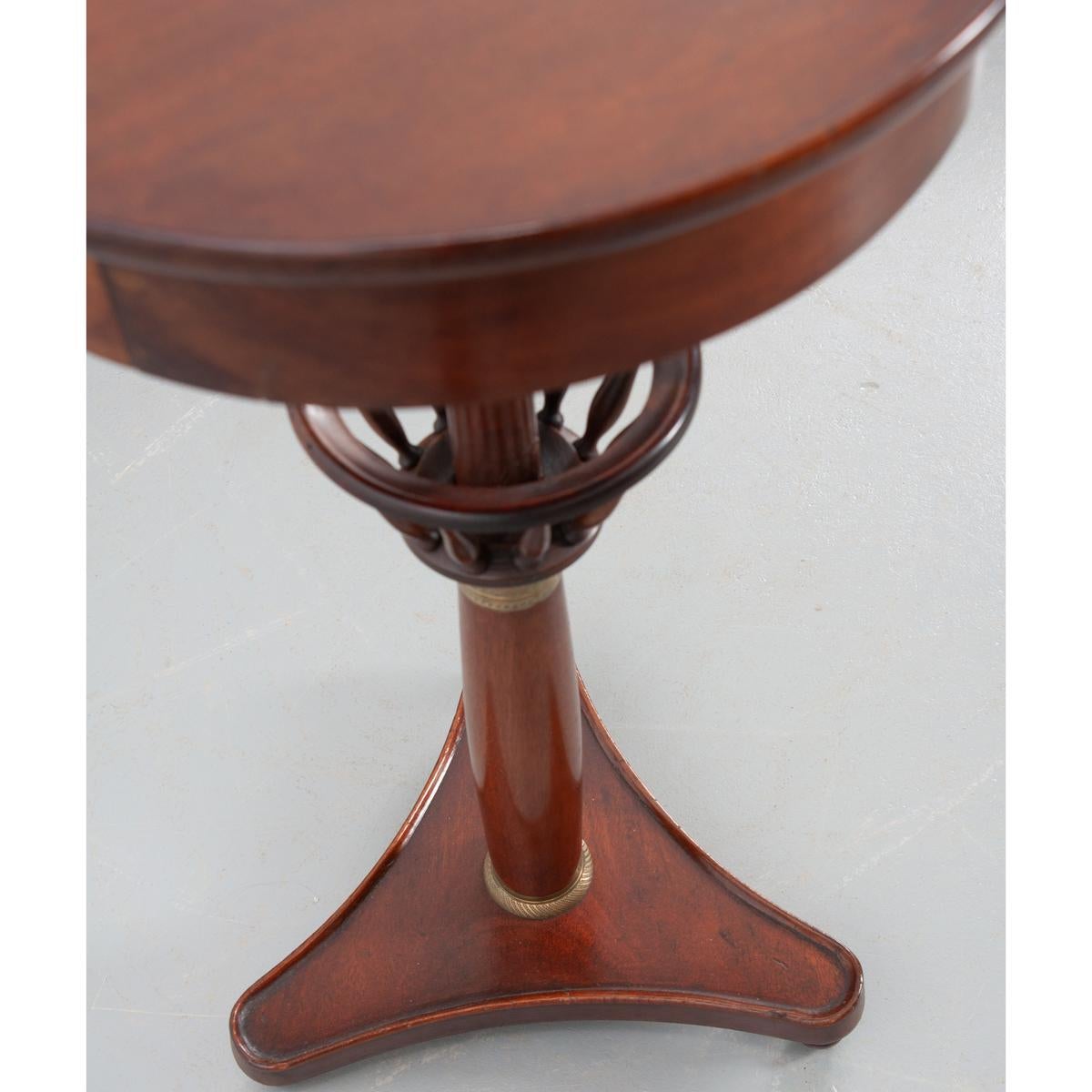 French 19th Century Mahogany Empire-Style Table In Good Condition For Sale In Baton Rouge, LA