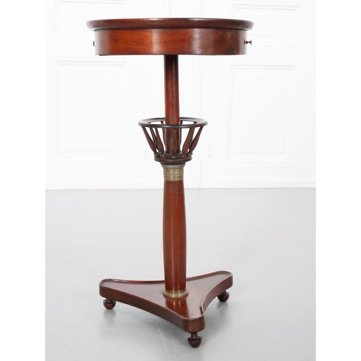 French 19th Century Mahogany Empire-Style Table For Sale 1