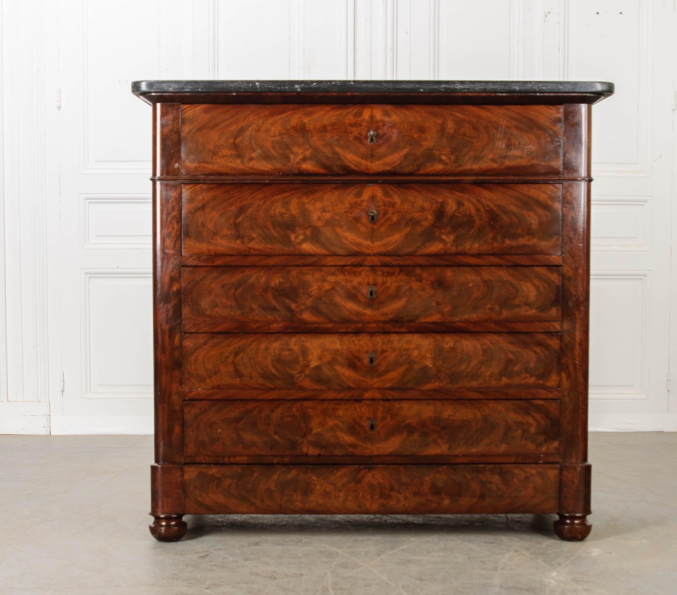 Other French 19th Century Mahogany Fold Out Desk Commode