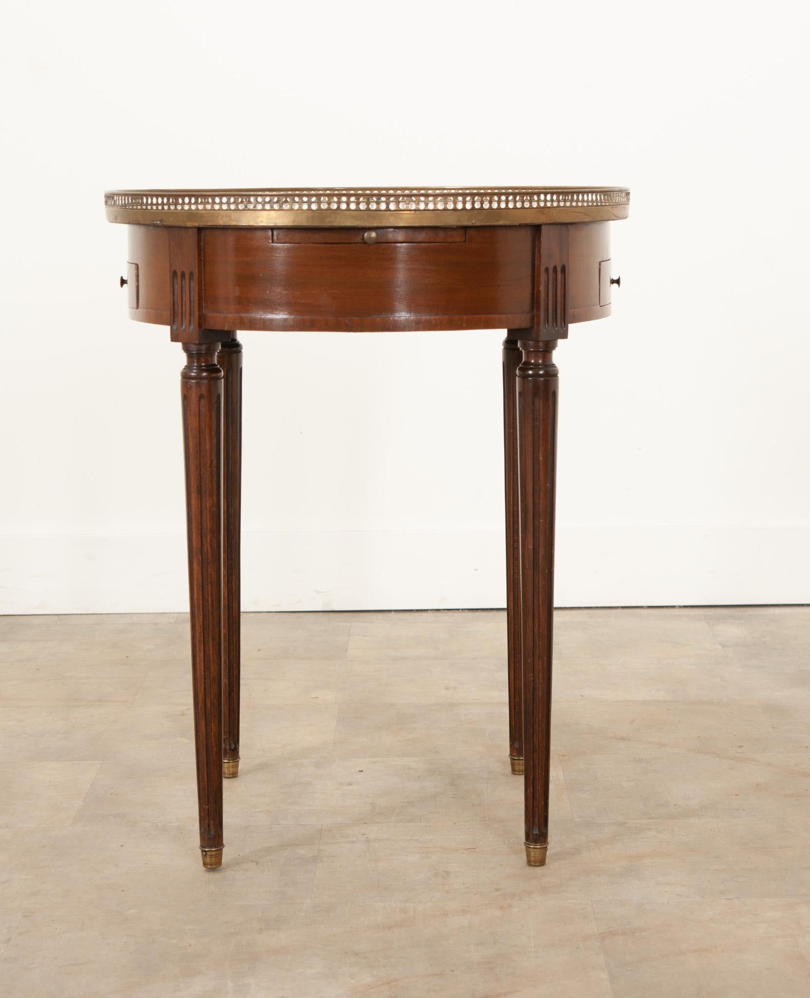 French 19th Century Mahogany Gueridon Bouillotte For Sale 1