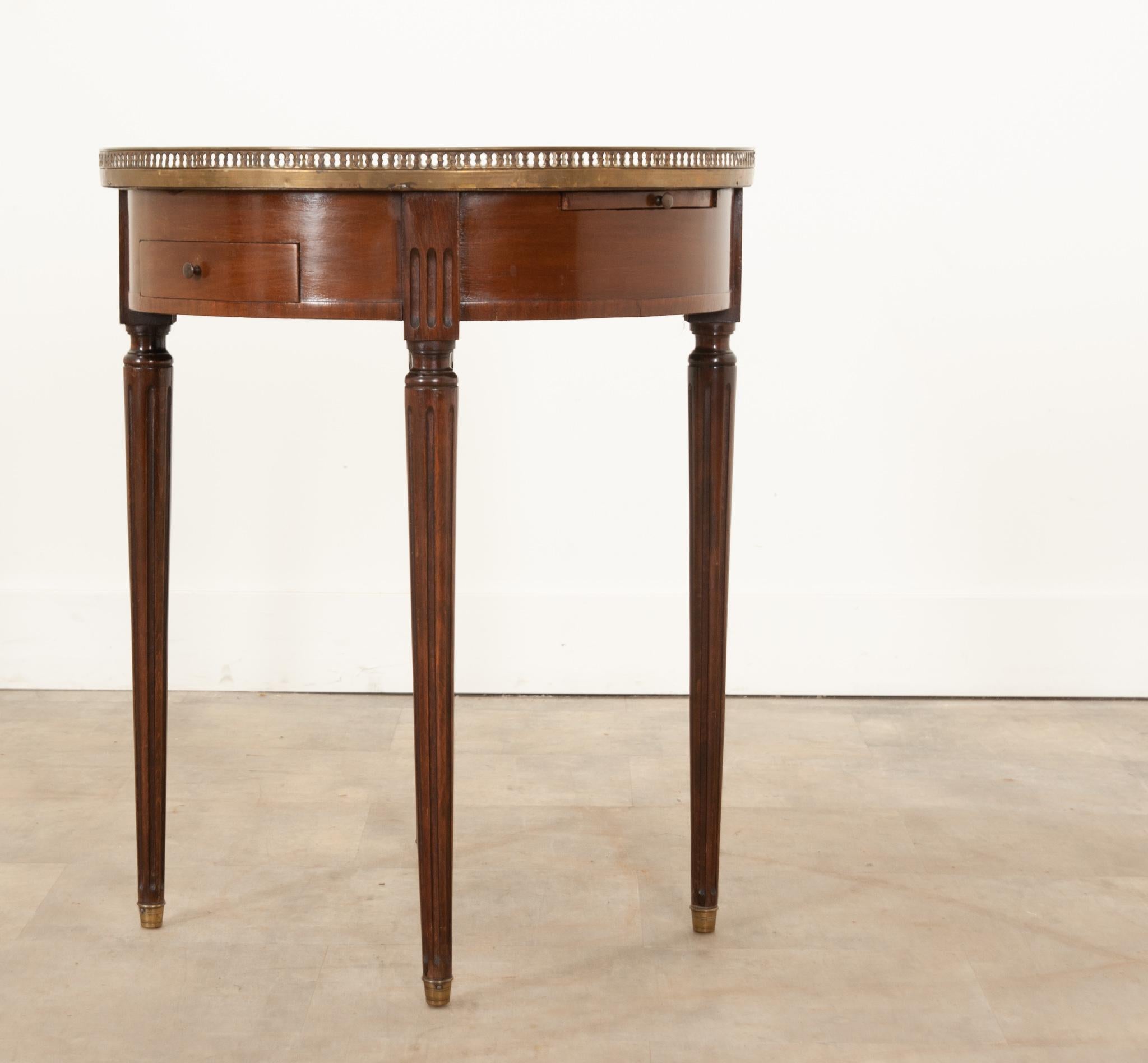 French 19th Century Mahogany Gueridon Bouillotte For Sale 2