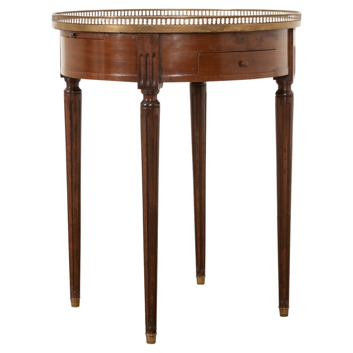 French 19th Century Mahogany Gueridon Bouillotte For Sale