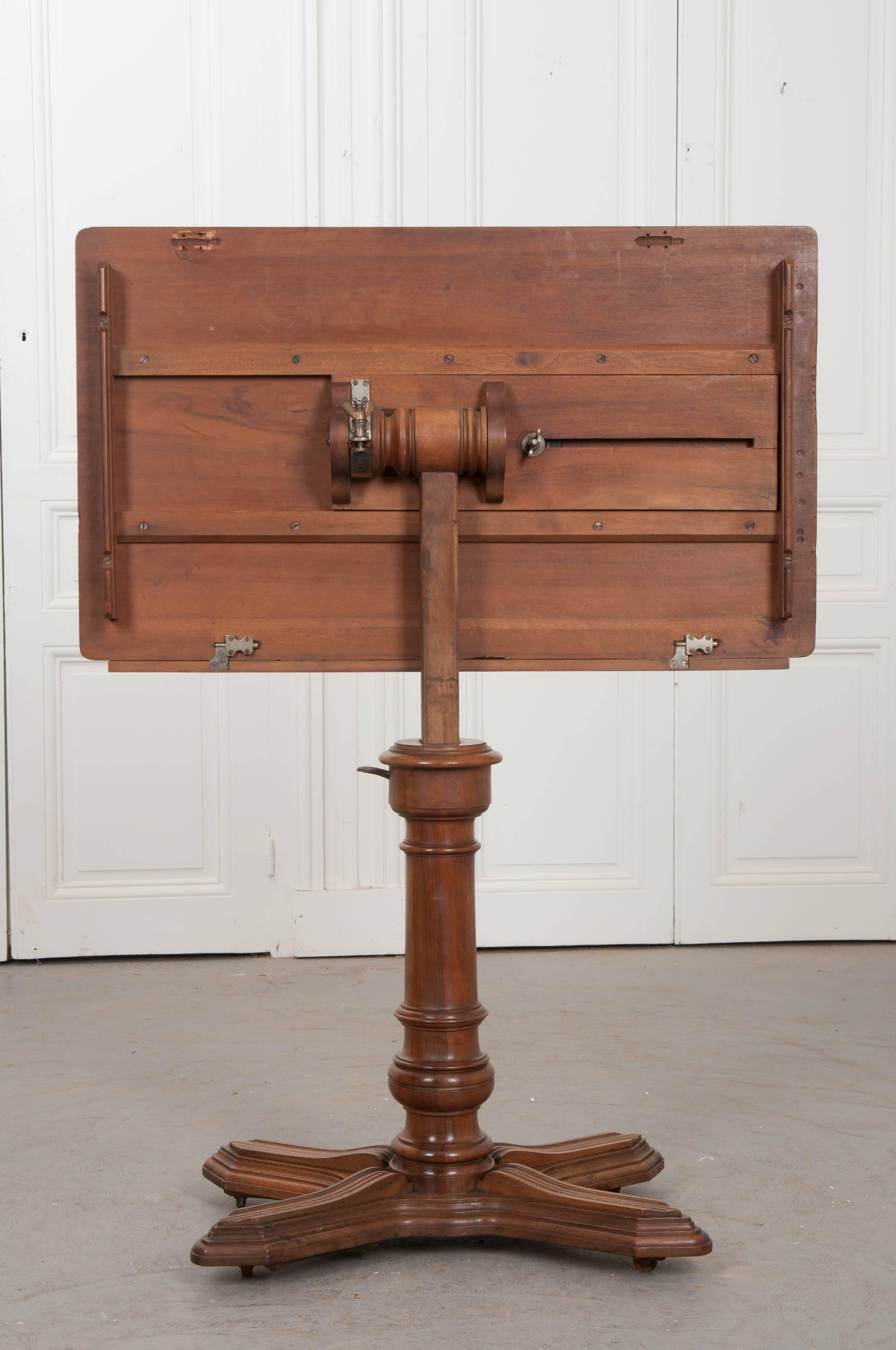 French 19th Century Mahogany Lectern Podium 2