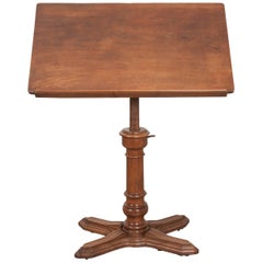 Podio atril francés de caoba del siglo XIX