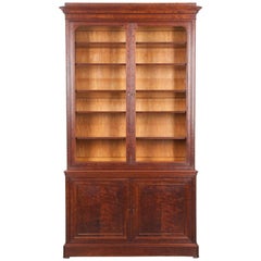 French 19th Century Mahogany Louis Philippe Bibliothèque
