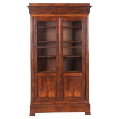 French 19th Century Mahogany Louis Philippe Bibliotheque
