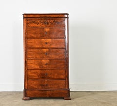 French 19th Century Mahogany Louis Philippe Semainier