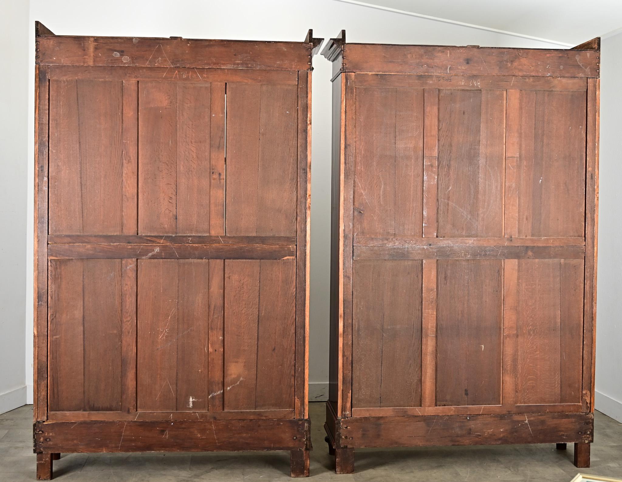 Bibliotheque francese del XIX secolo in mogano in stile Luigi XVI in vendita 9