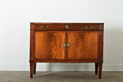 Buffet français du 19e siècle en acajou et marbre