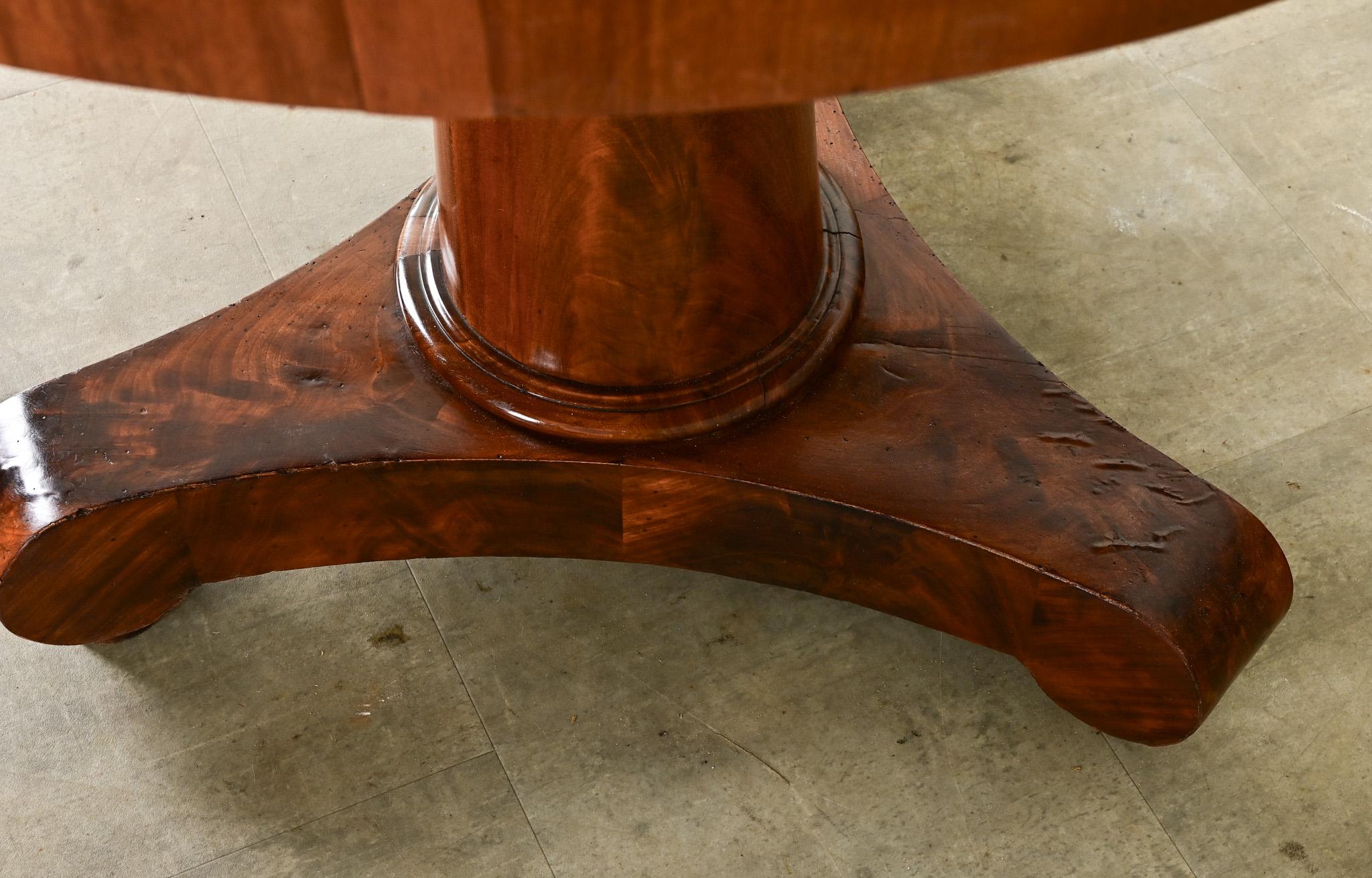 French 19th Century Mahogany & Marble Gueridon 5