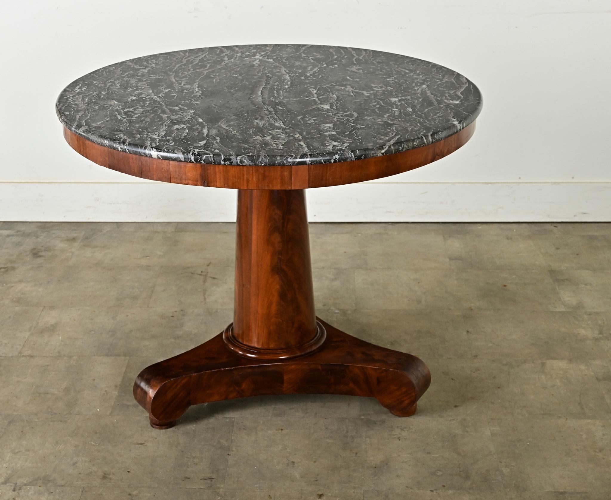 French 19th Century Mahogany & Marble Gueridon 7