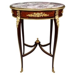 French 19th Century Mahogany & Ormolu Mounted Side Table