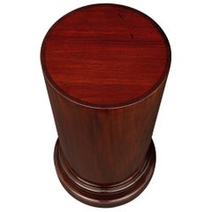 French 19th Century Mahogany Pedestal Column