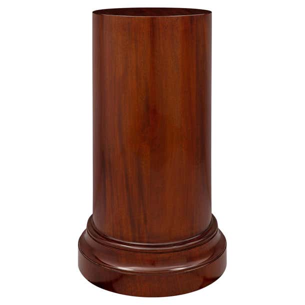 French 19th Century Mahogany Pedestal Column For Sale at 1stDibs