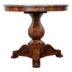 French 19th Century Mahogany Restauration Center Table