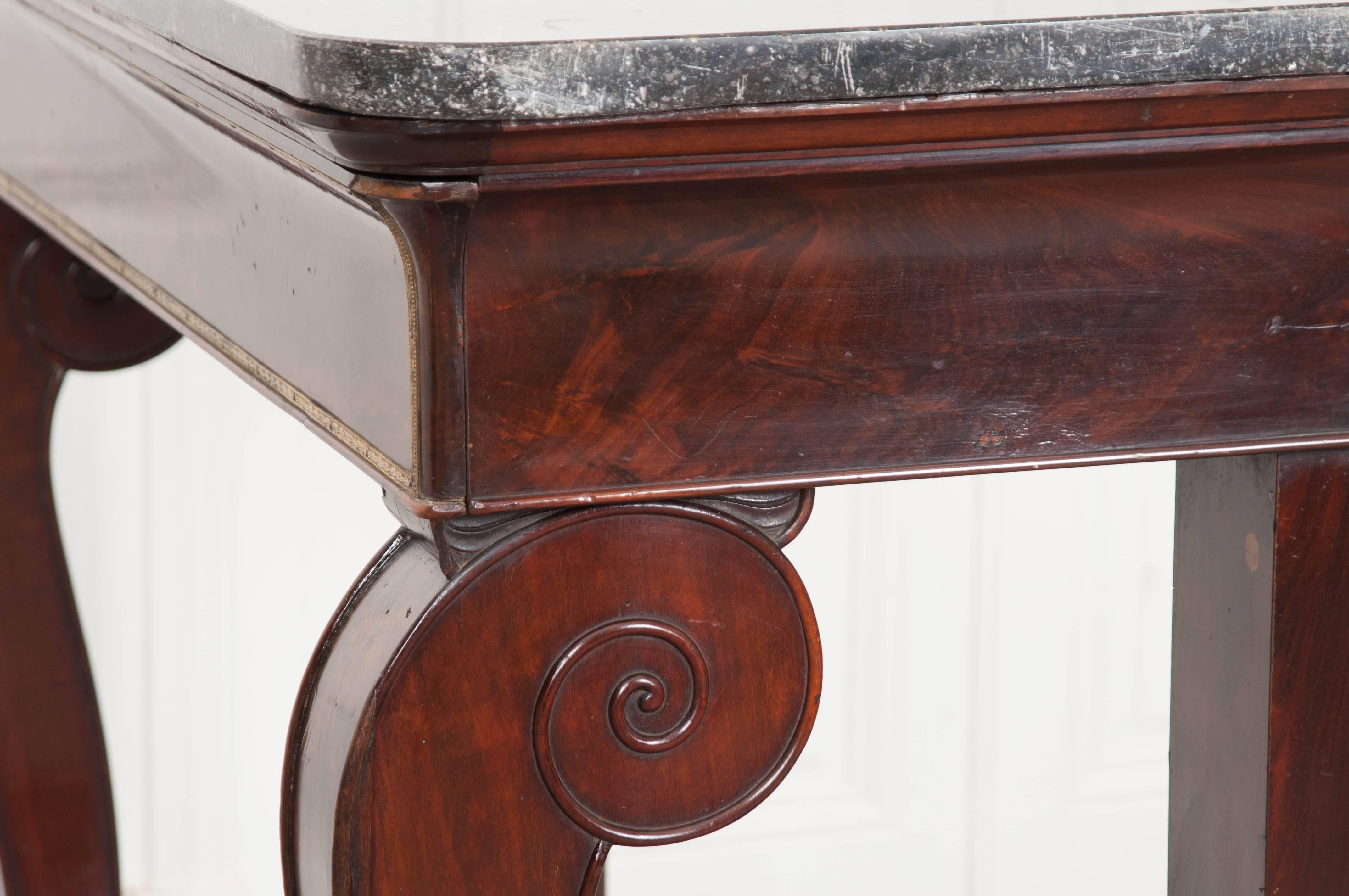 French 19th Century Mahogany Restauration Console 4