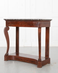 French 19th Century Mahogany Restauration Style Console