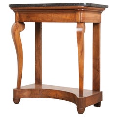 French 19th Century Mahogany Restauration Style Console