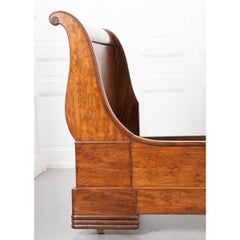 French 19th Century Mahogany Sleigh Bed