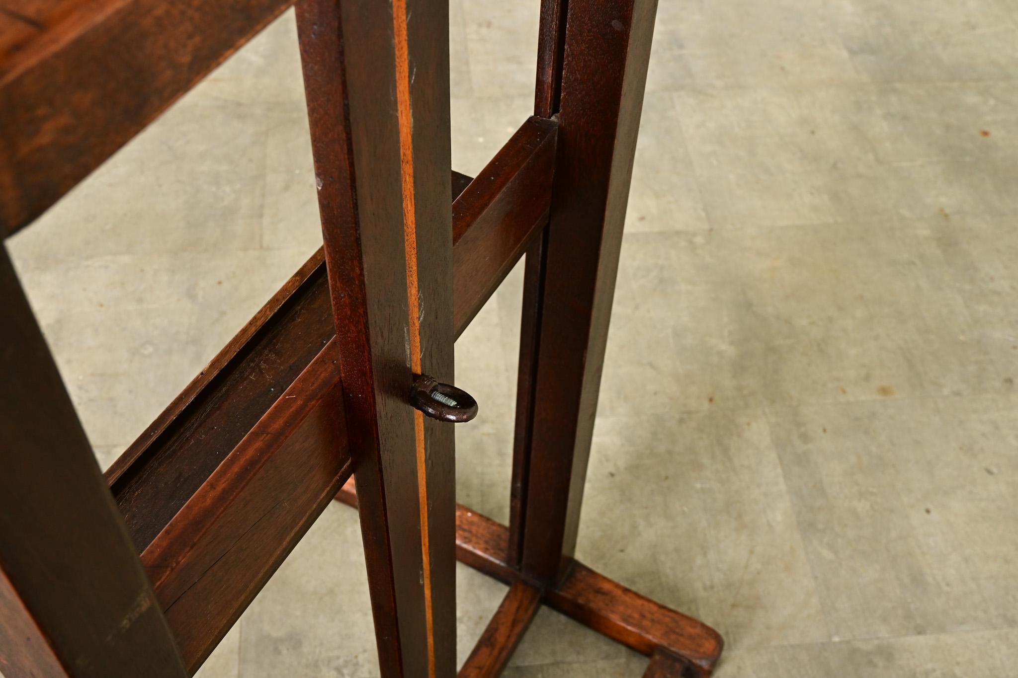 French 19th Century Mahogany & Walnut Easel 5