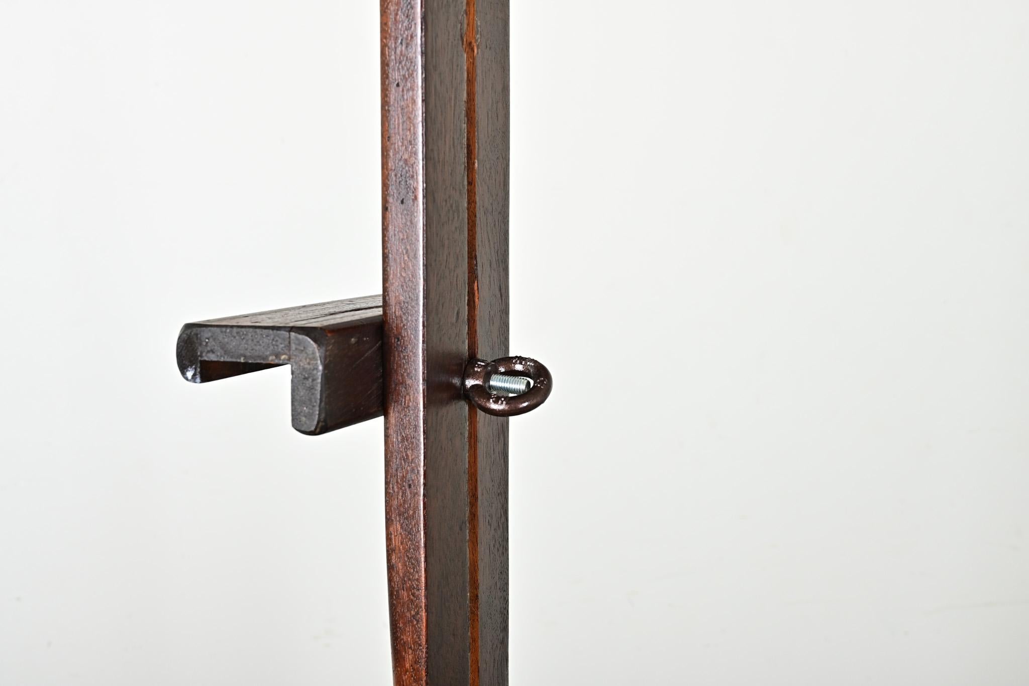 French 19th Century Mahogany & Walnut Easel 6