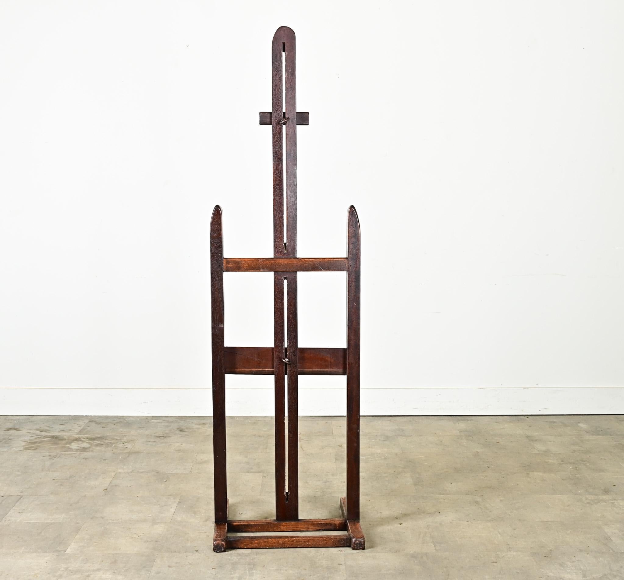 French 19th Century Mahogany & Walnut Easel 4