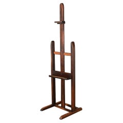French 19th Century Mahogany & Walnut Easel