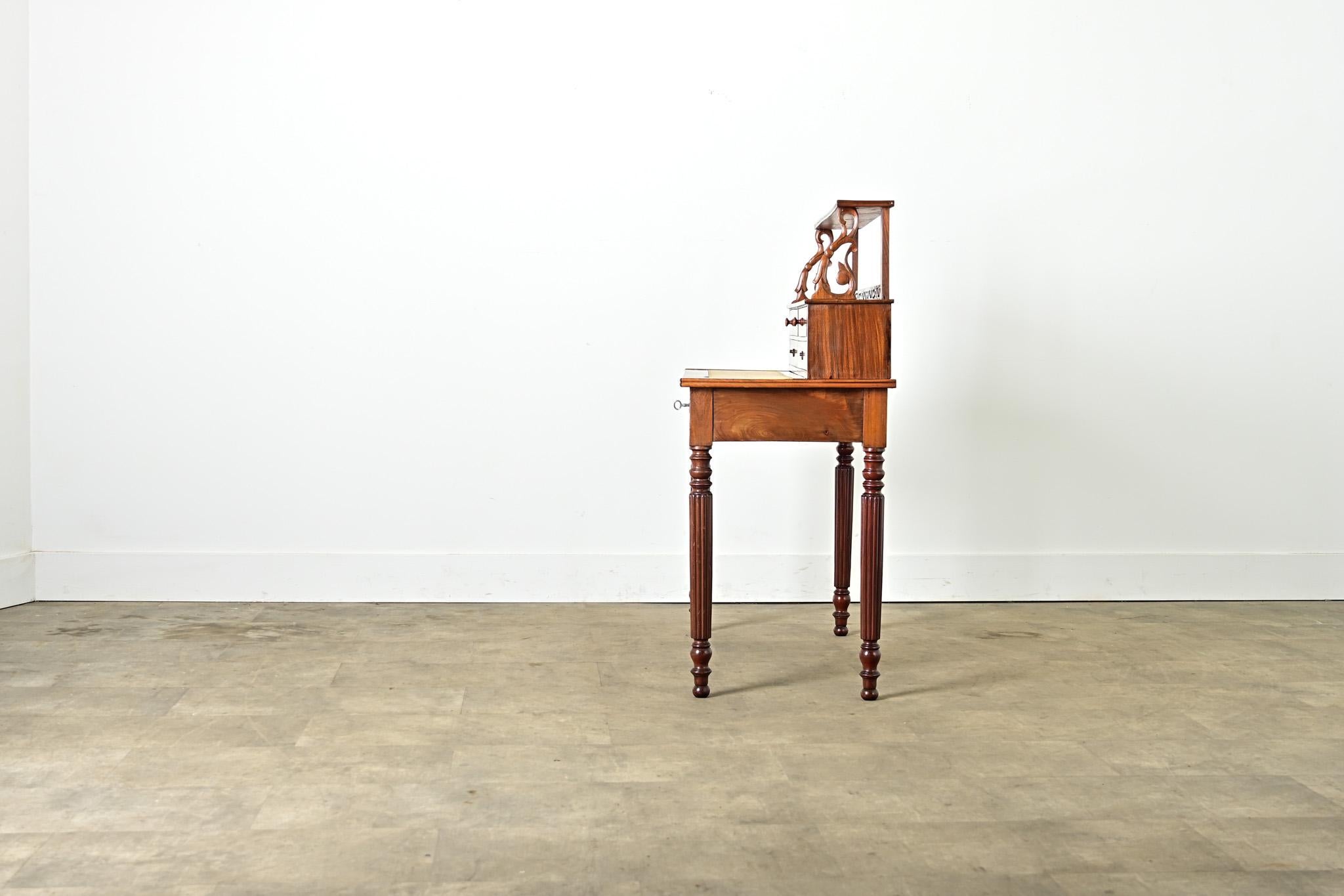 French 19th Century Mahogany Writing Desk For Sale 4