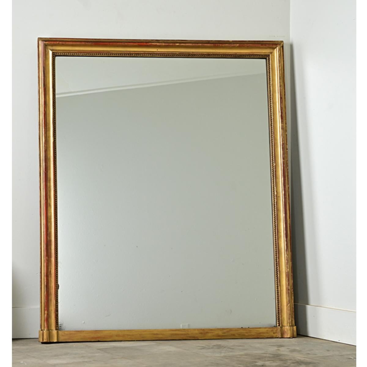 French 19th Century Mantel Mirror 1