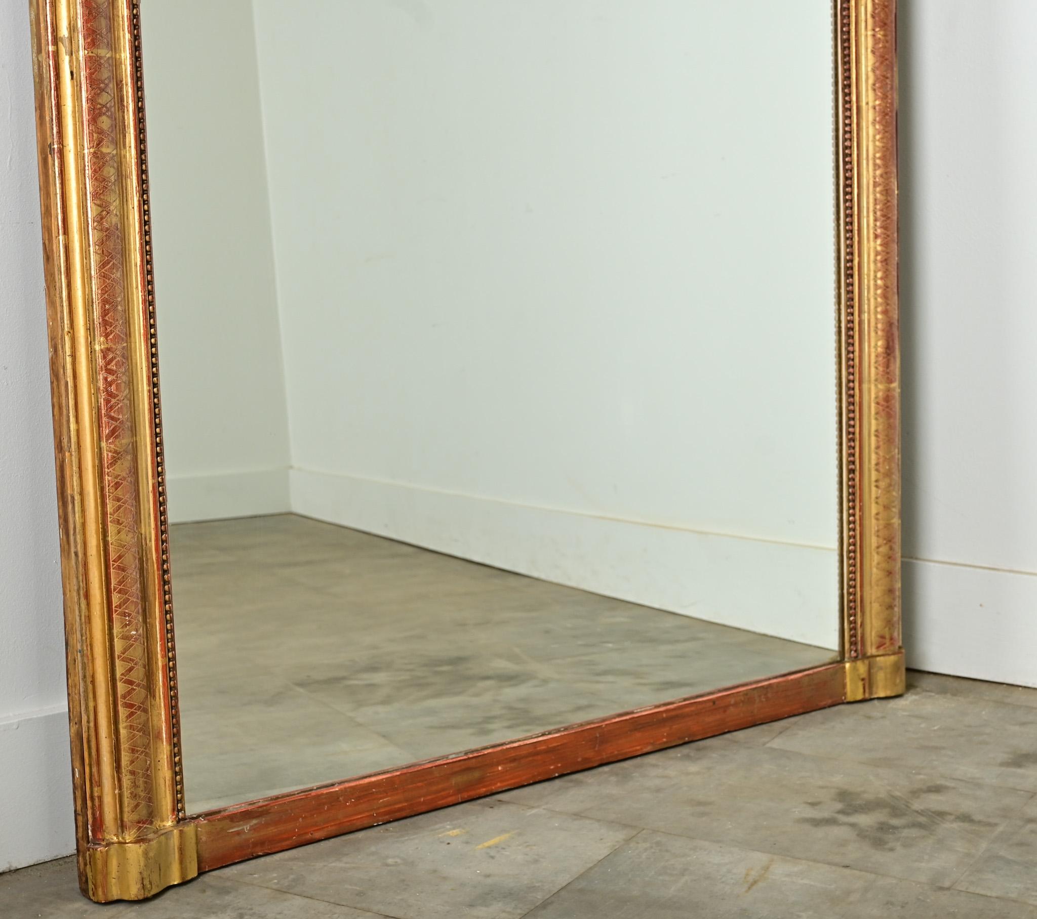French 19th Century Mantel Mirror 3