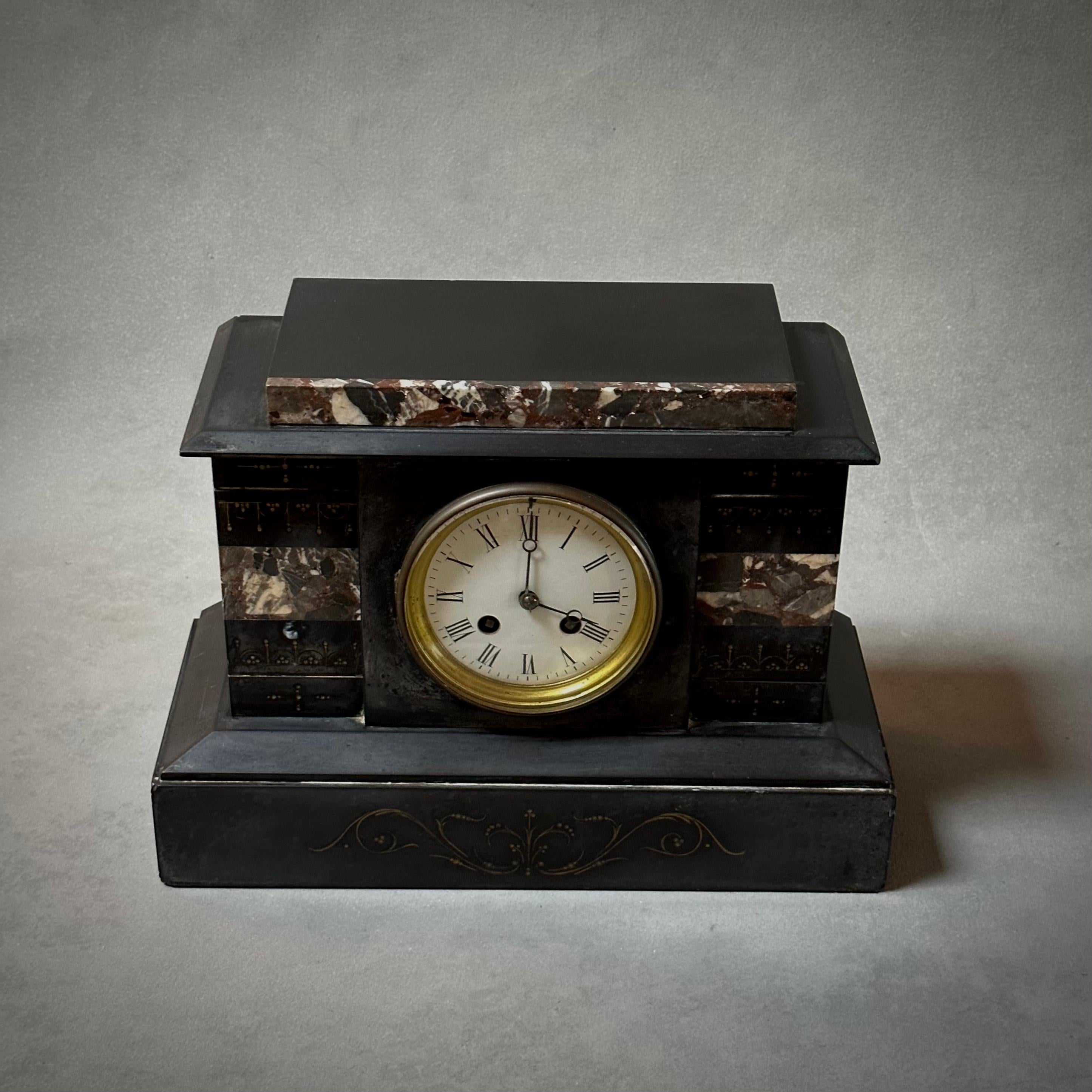 antique marble clocks