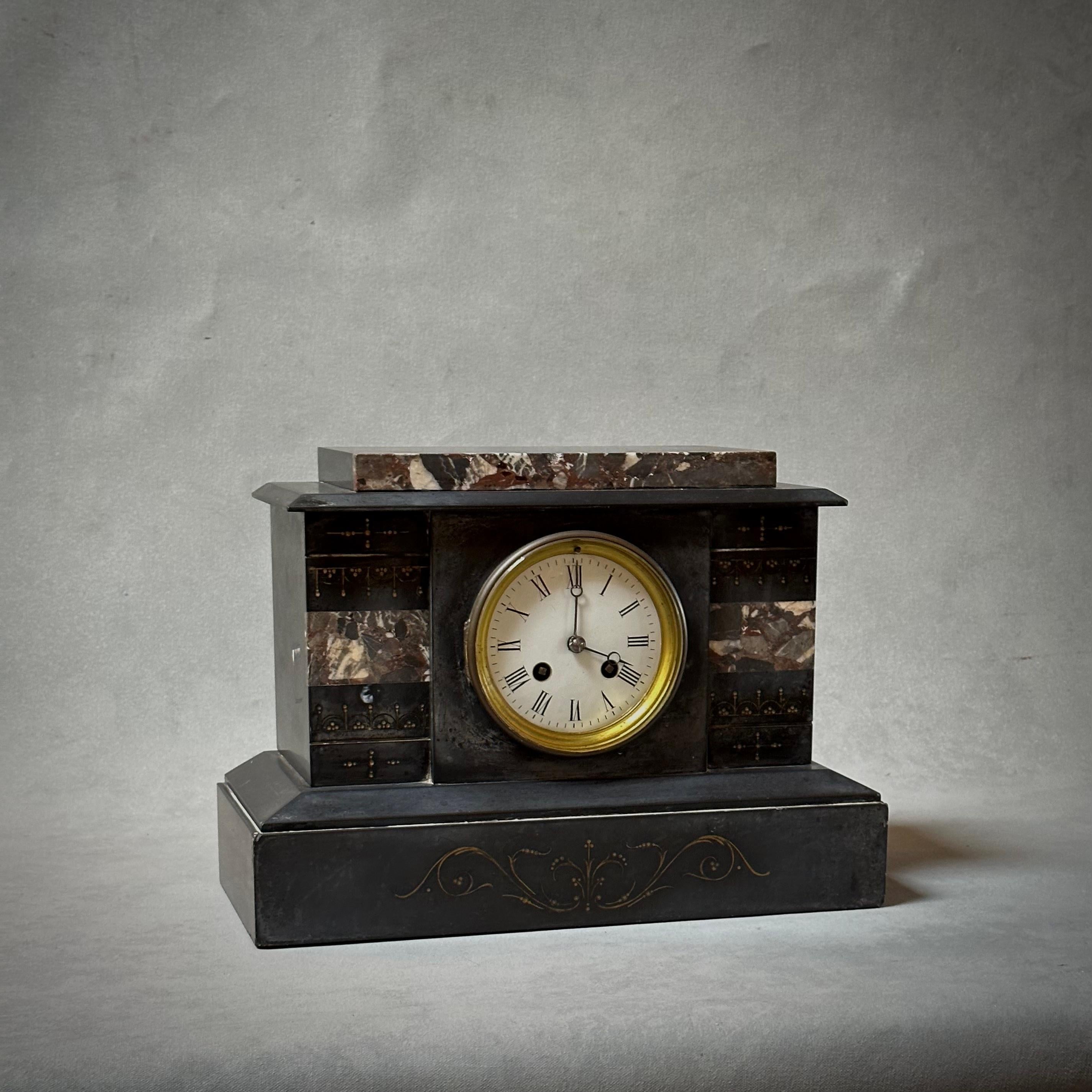 Late 19th Century French 19th Century Marble Clock