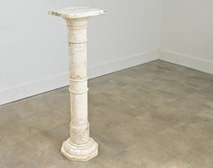 French 19th Century Marble Column Pedestal