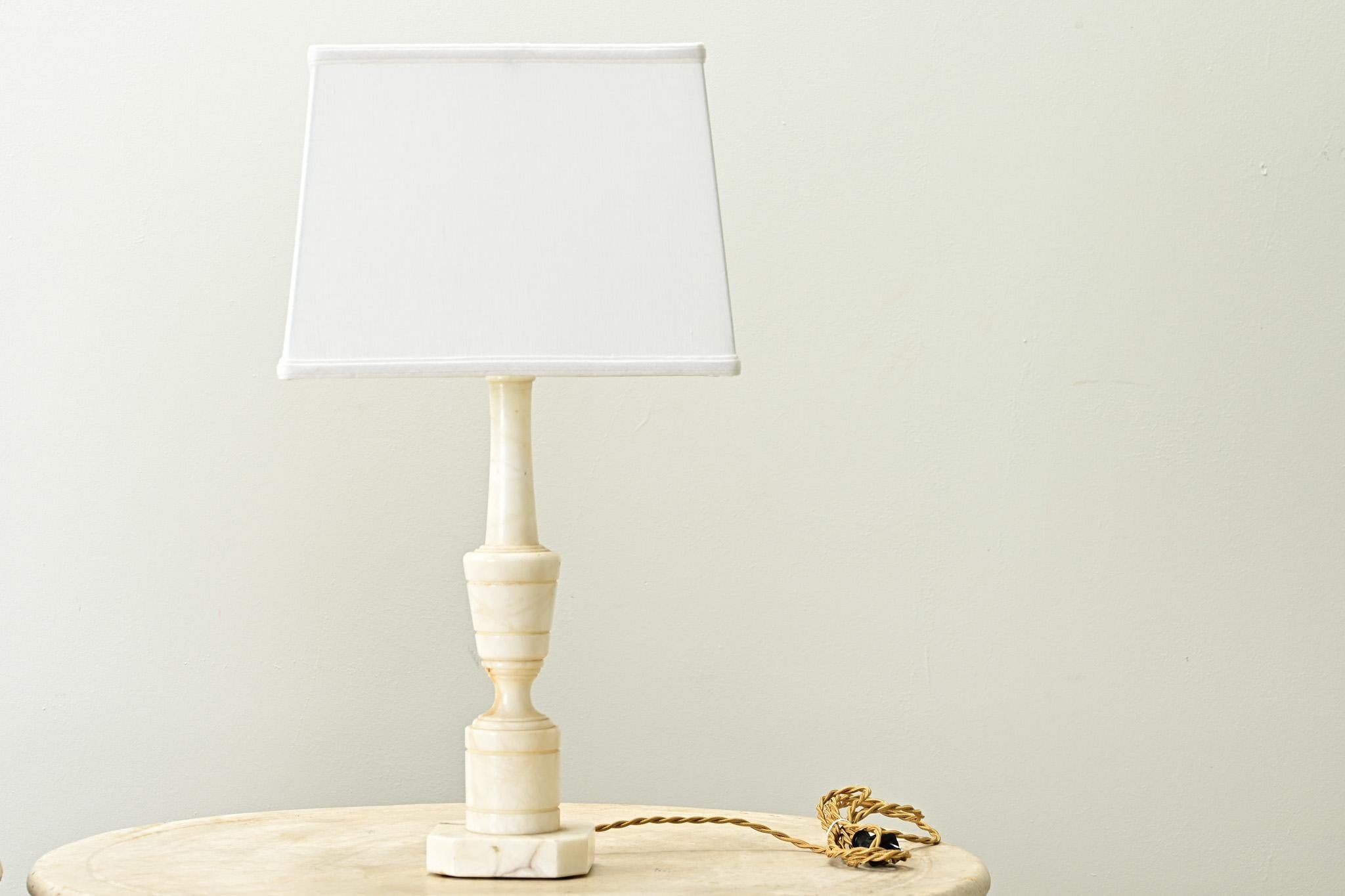 Other French 19th Century Marble Table Lamp For Sale