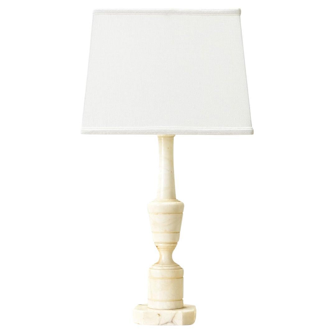 French 19th Century Marble Table Lamp For Sale