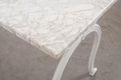 French 19th Century Marble-Top Bistro Table