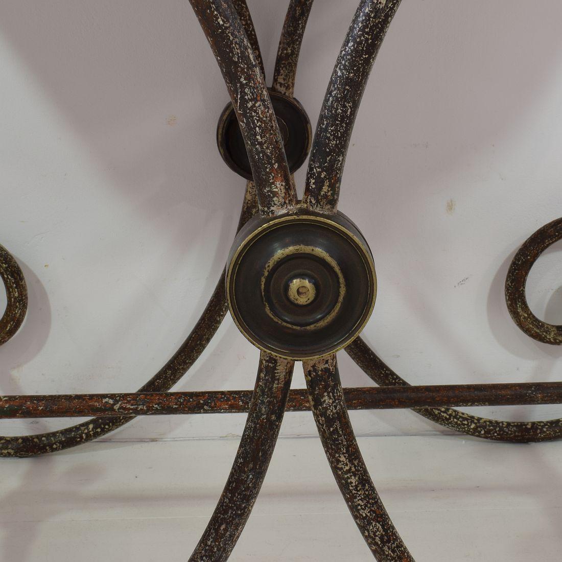 French 19th Century Marble-Top Butcher / Pastry Table 9