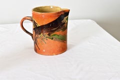 French 19th Century Marbled Glazed Pitcher