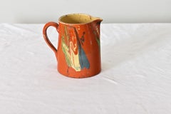 French 19th Century Marbled Glazed Pitcher