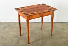 French 19th Century Marquetry Inlay Desk