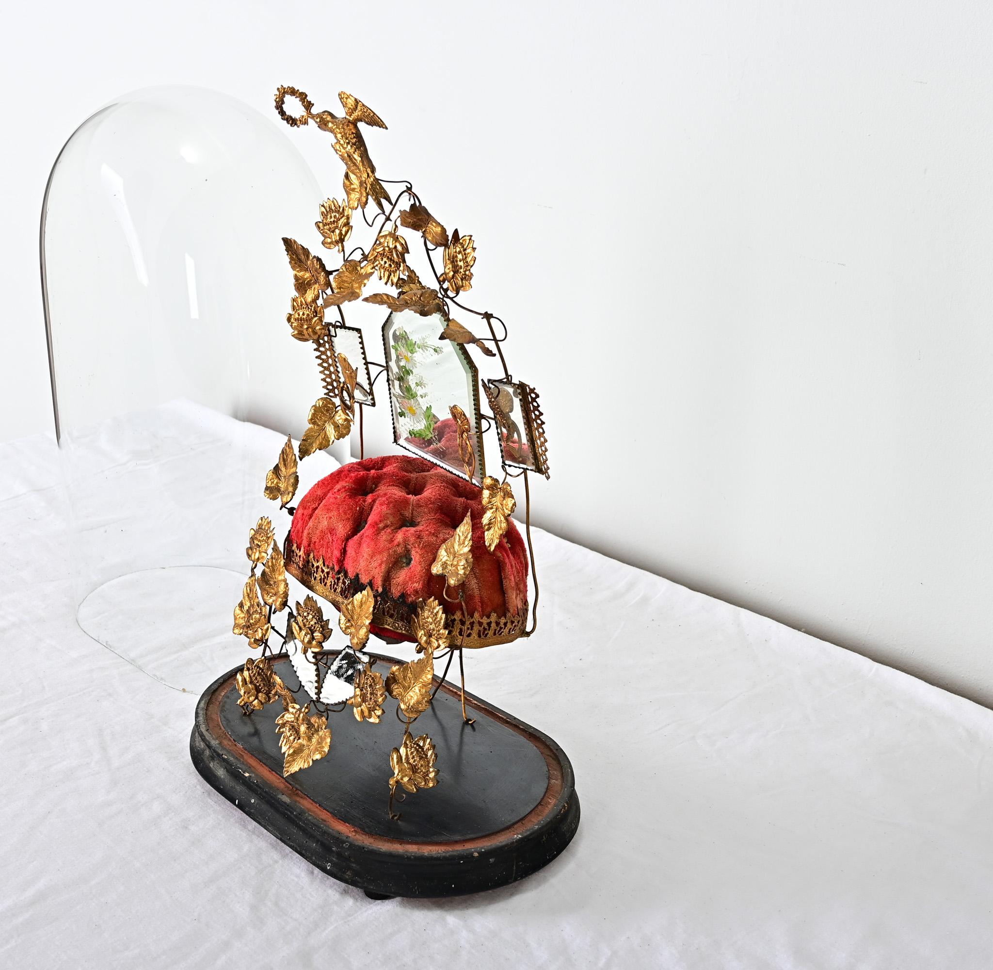 French 19th Century Marriage Dome on Stand For Sale 7