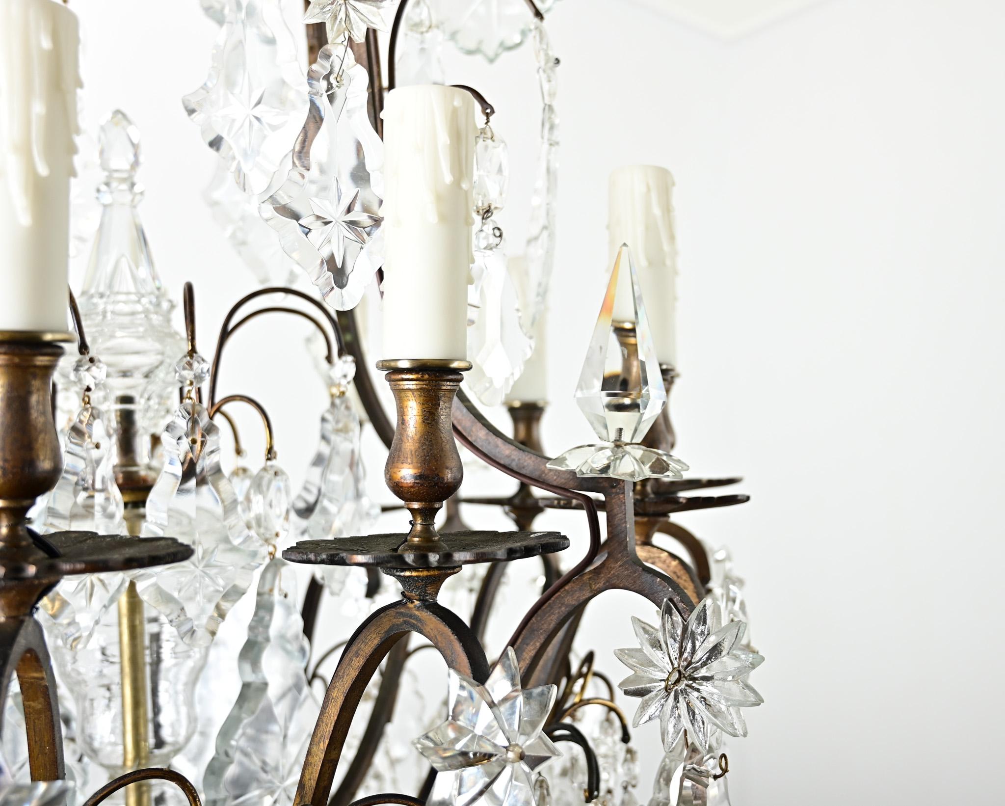 French 19th Century Massive Crystal Chandelier For Sale 6