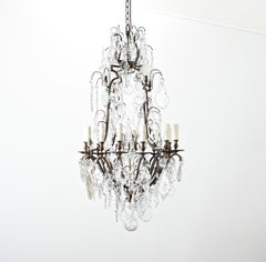 French 19th Century Massive Crystal Chandelier