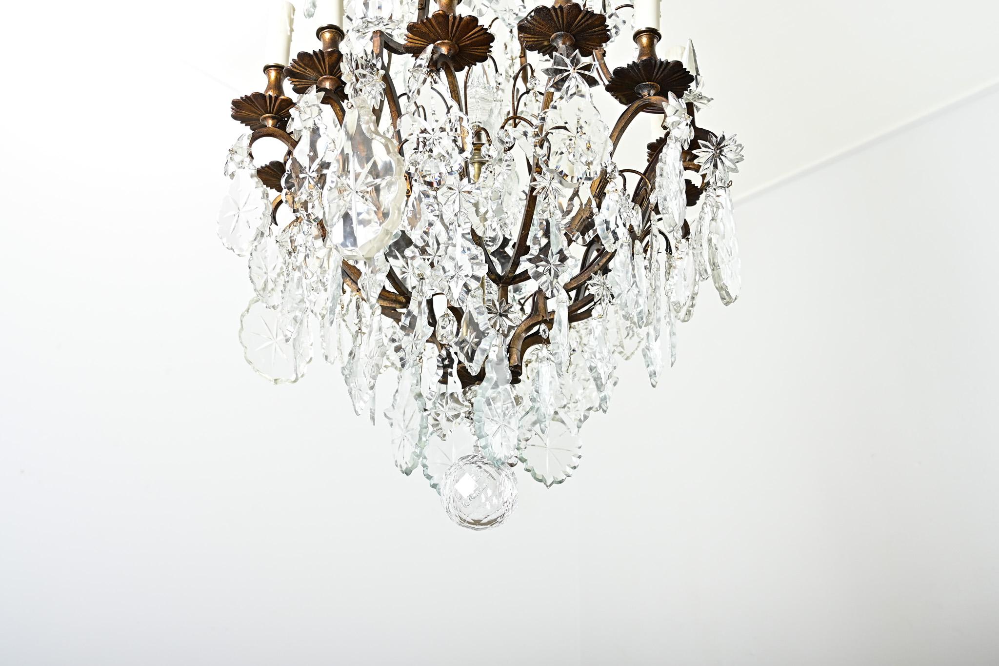 French 19th Century Massive Crystal Chandelier For Sale 2