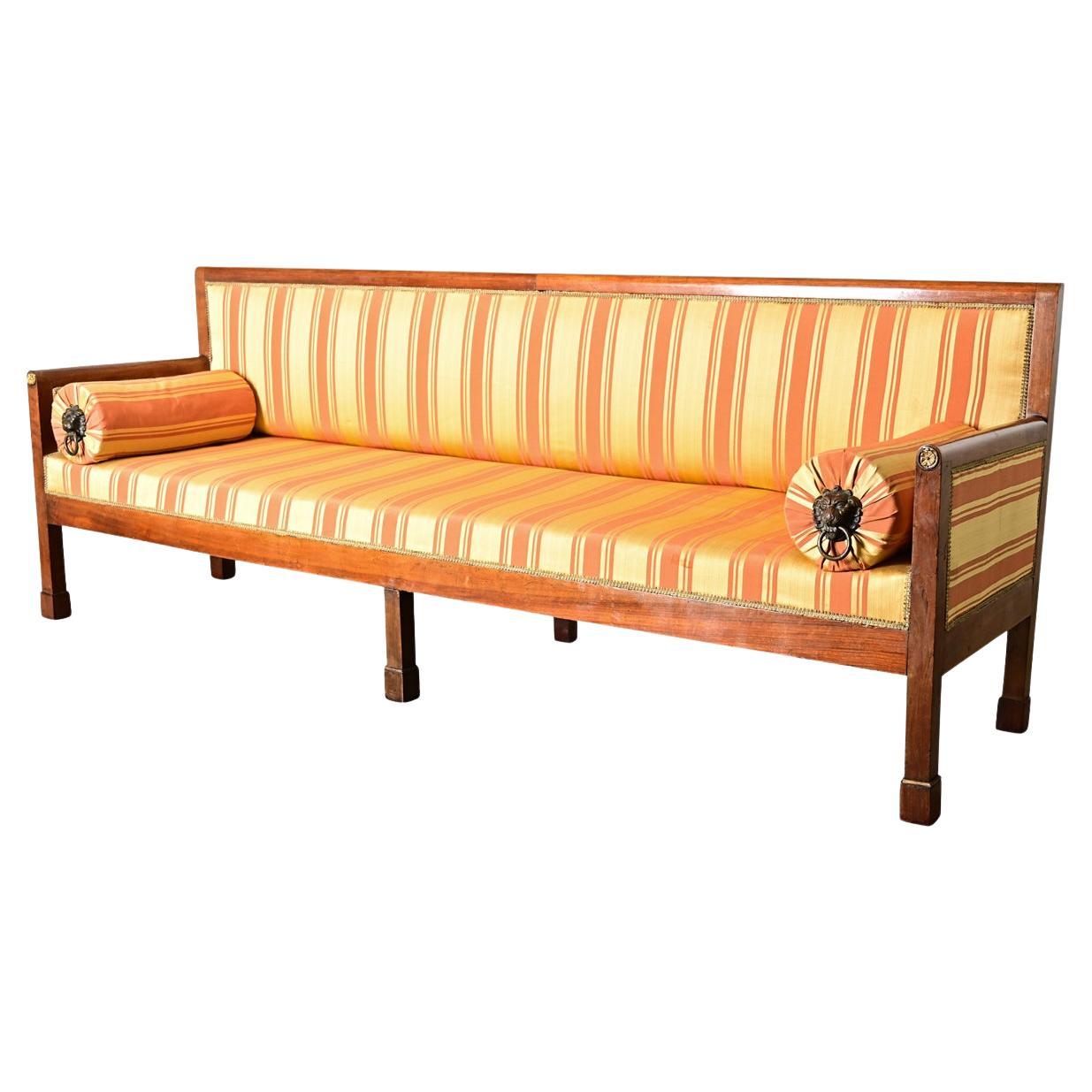 French 19th Century Massive Directoire Settee