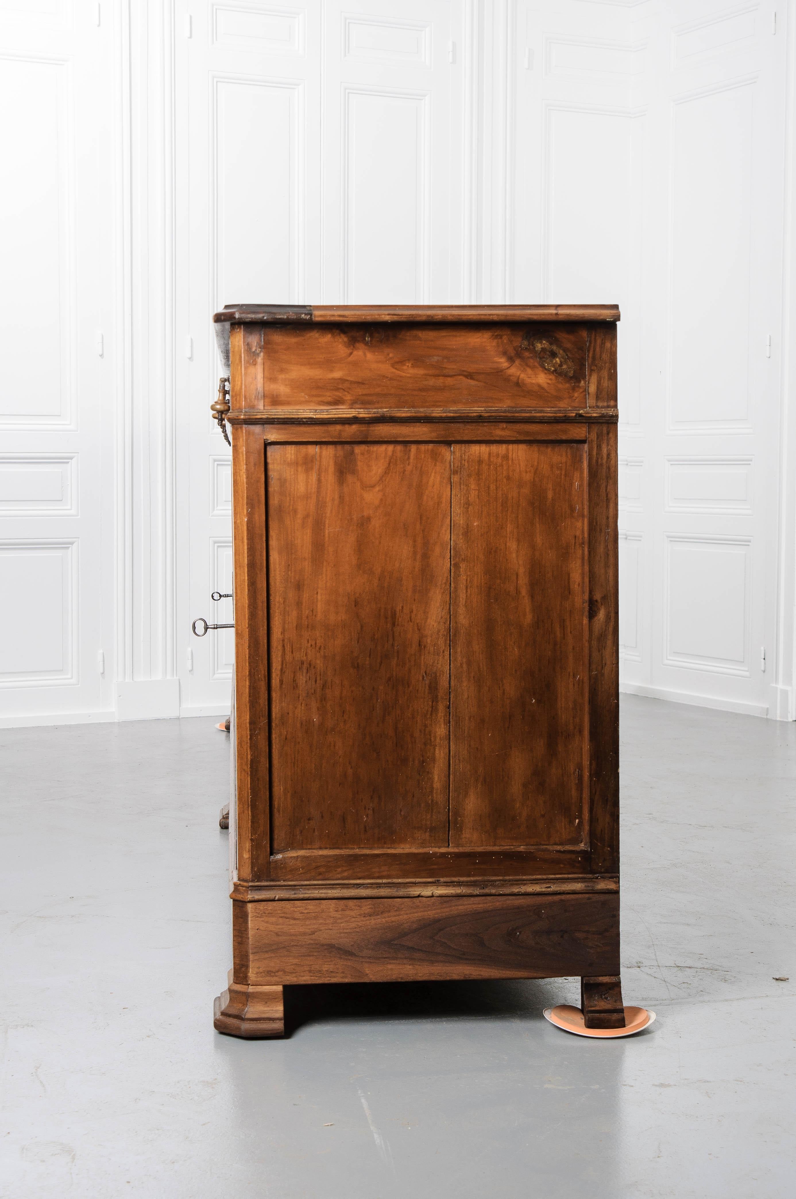 French 19th Century Massive Louis Philippe Walnut Enfilade 2