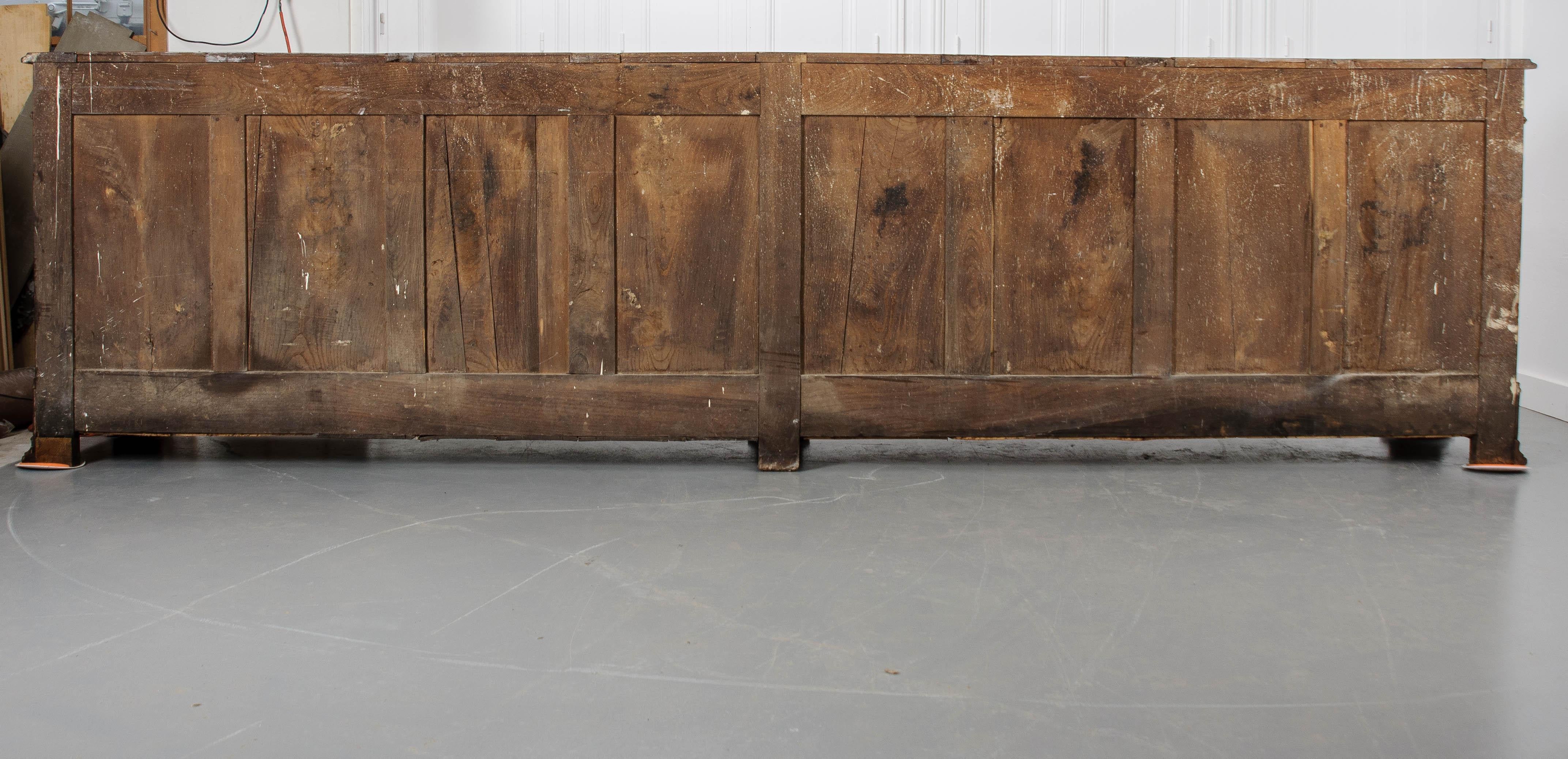 French 19th Century Massive Louis Philippe Walnut Enfilade 4