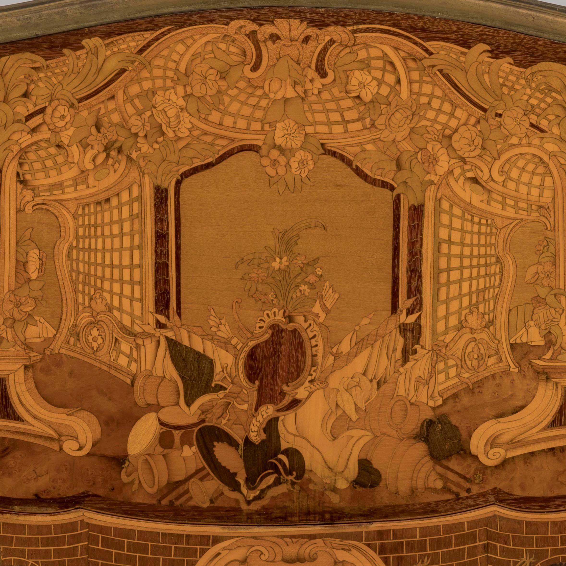 XIXe siècle Table mécanique à la Bourgogne du 19e siècle, à la manière d'Oeben en vente