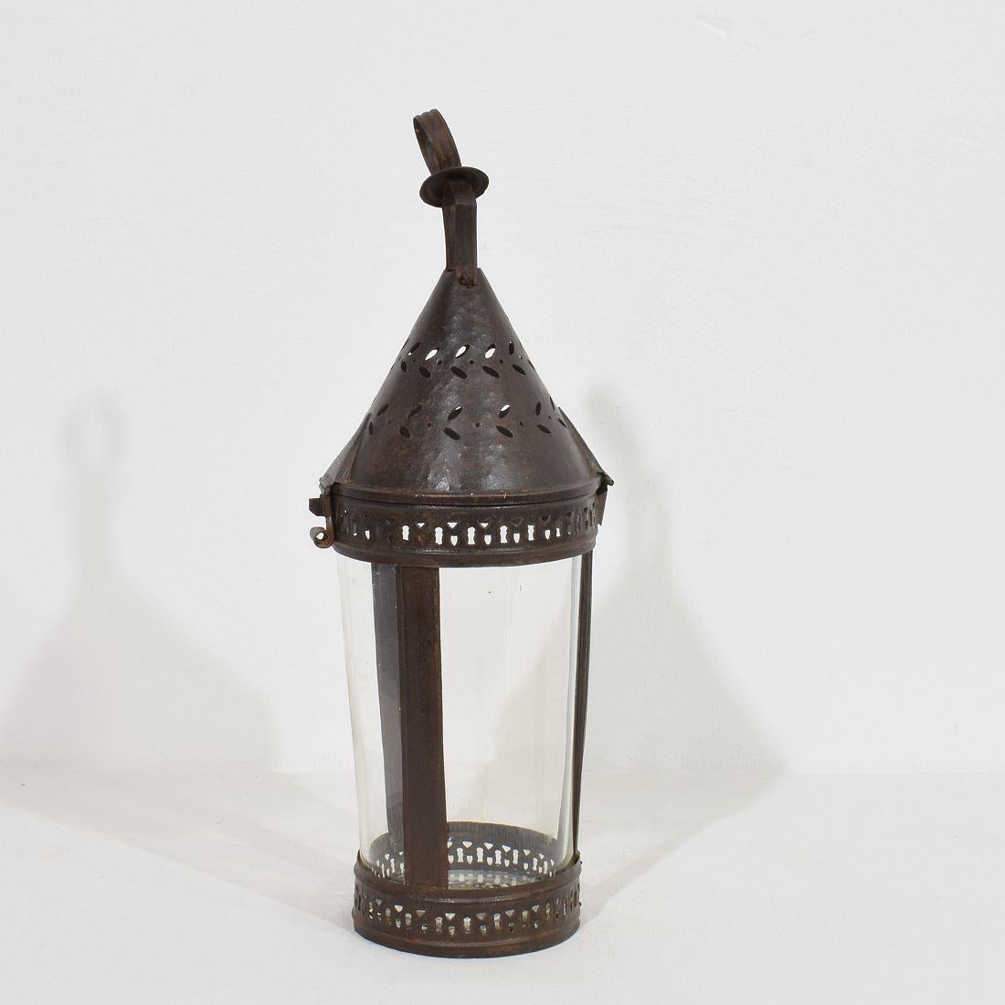 Farol de metal francés del siglo XIX en venta 3