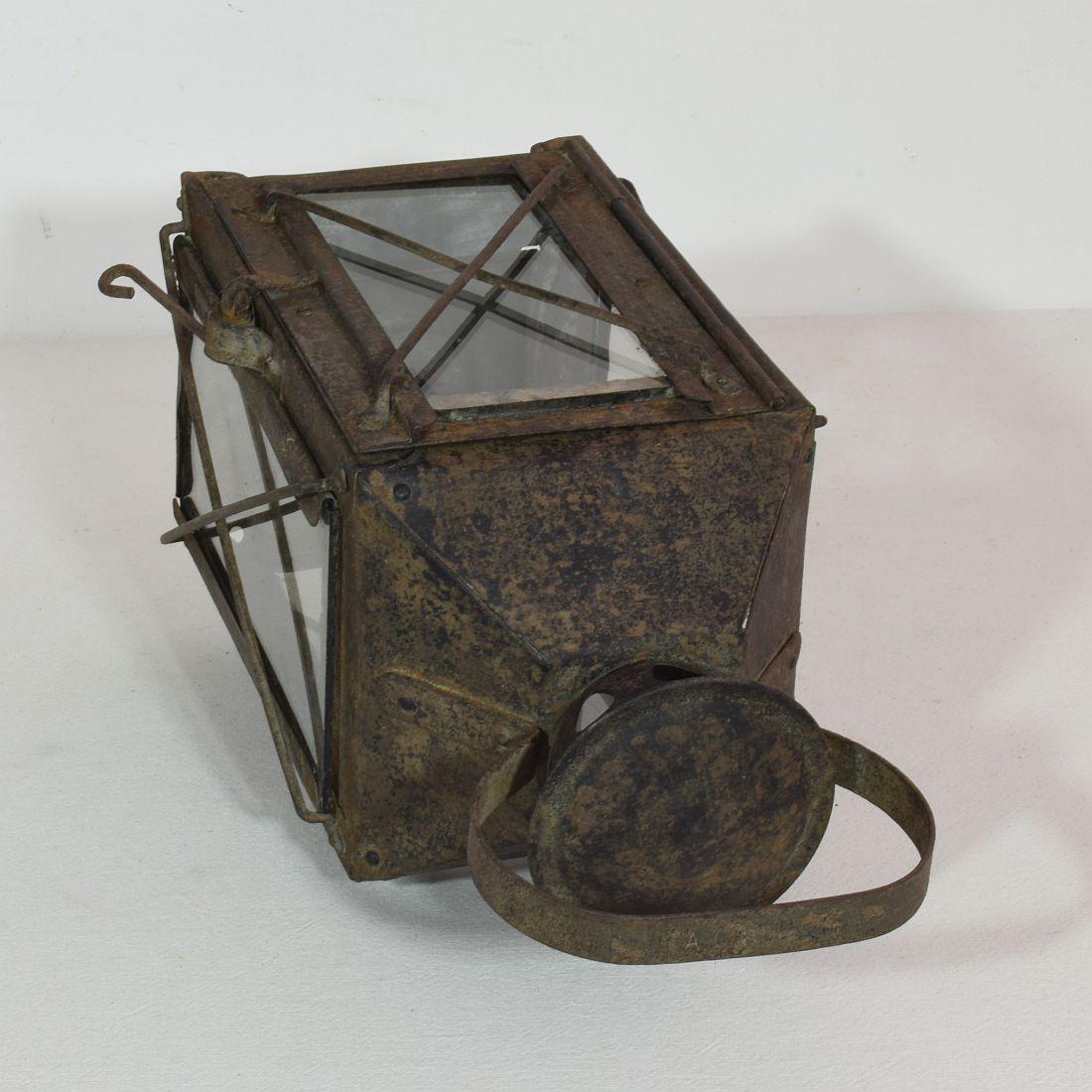 French, 19th Century, Metal Lantern 7